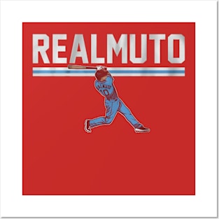 J.T. Realmuto Slugger Swing Posters and Art